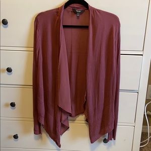 NWOT Vera Wang Mauve Cardigan- L
